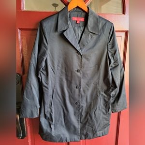 Anne Klein black coat with belt
